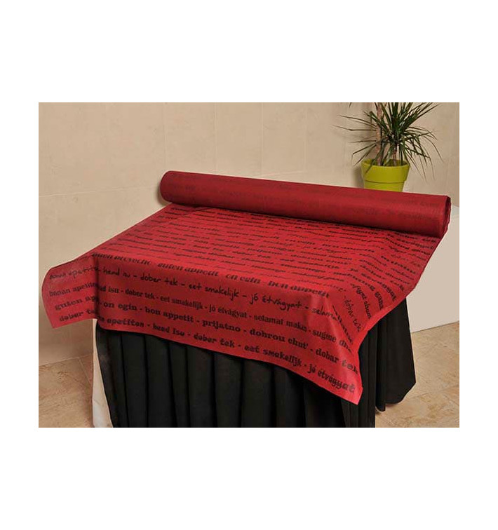 Novotex Tablecloth Roll Burgundy "Buen Provecho" P40cm 1,2x50m (1 Unit) Novotex Tablecloth Roll Burgundy "Buen Provecho" P40cm 1,2x50m (1 Unit)