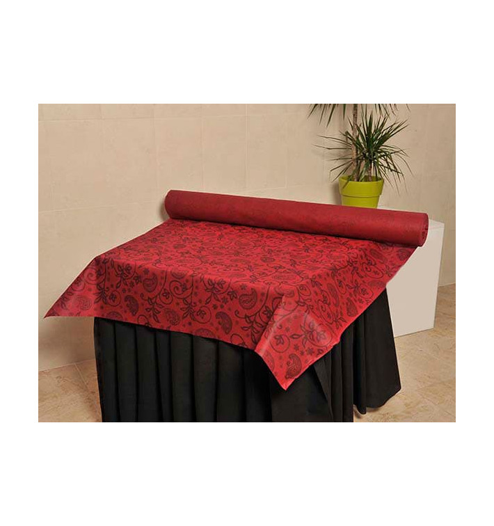 Novotex Tablecloth Roll Burgundy "Cachemir" P40cm 1,2x48m (1 Unit) Novotex Tablecloth Roll Burgundy "Cachemir" P40cm 1,2x48m (1 Unit)