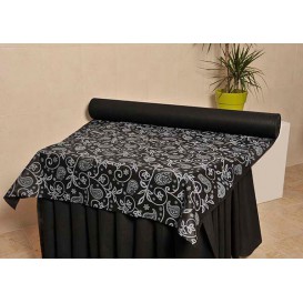 Novotex Tablecloth Roll Black "Cachemir" P40cm 1,2x50m (1 Unit)