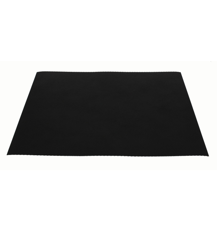 Novotex Placemat Reusable Black 250g 30x40cm (150 Units) Novotex Placemat Reusable Black 250g 30x40cm (150 Units)