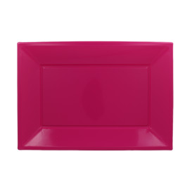 Plastic Tray Fuchsia 33x22,5cm (180 Units)