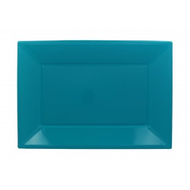 Plastic Tray Turquoise 33x22,5cm (180 Units)
