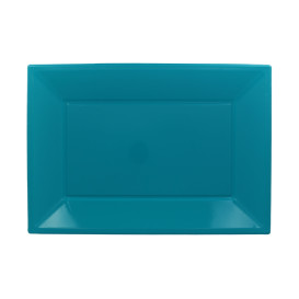 Plastic Tray Turquoise 33x22,5cm (180 Units)