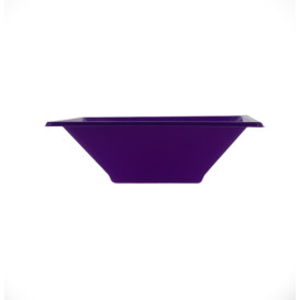 Plastic Bowl PS Square shape Lilac 12x12cm (12 Units) 