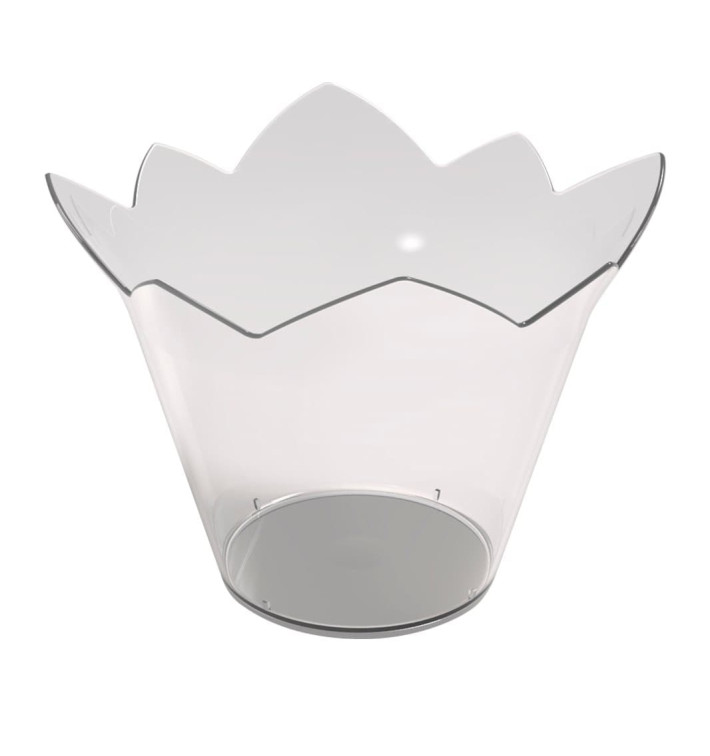 Tasting Plastic Bowl PS "Nenufar" Clear 70 ml (500 Units) Tasting Plastic Bowl PS "Nenufar" Clear 70 ml (500 Units)