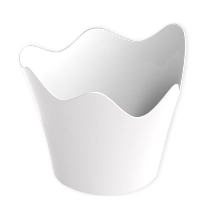 Tasting Plastic Bowl PS "Rain" White 90 ml (25 Units) Tasting Plastic Bowl PS "Rain" White 90 ml (25 Units)