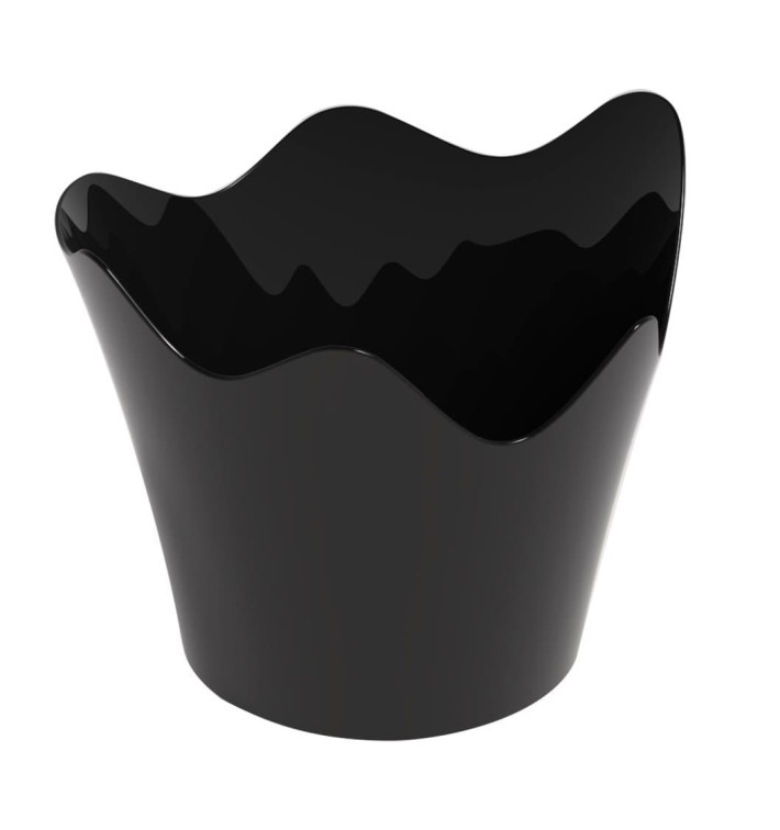 Tasting Plastic Bowl PS "Rain" Black 90 ml (500 Units) Tasting Plastic Bowl PS "Rain" Black 90 ml (500 Units)