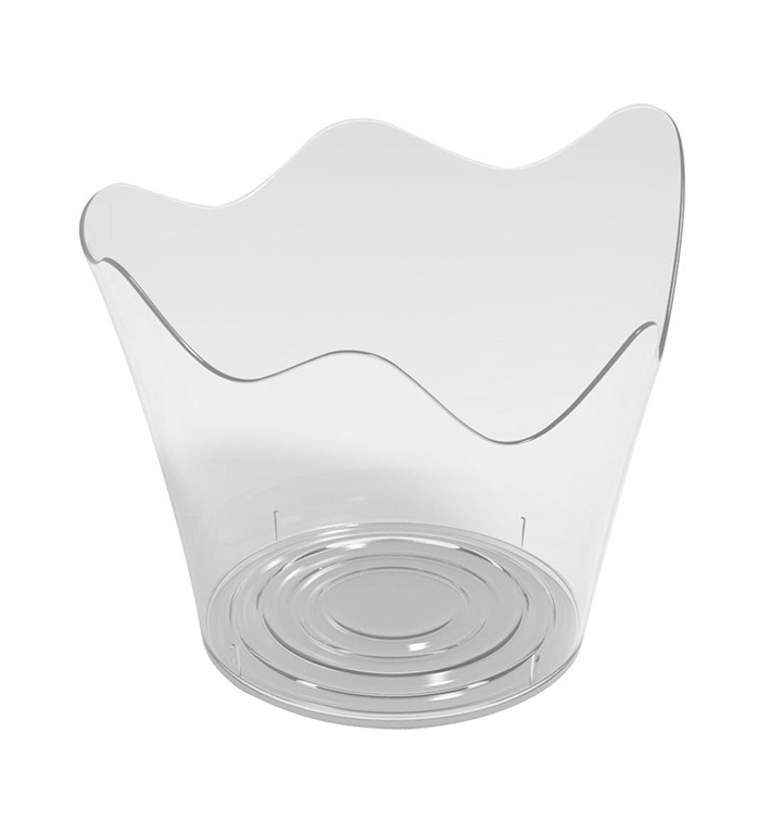 Tasting Plastic Bowl PS "Rain" Clear 90 ml (500 Units) Tasting Plastic Bowl PS "Rain" Clear 90 ml (500 Units)