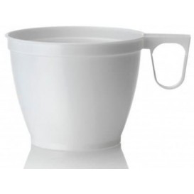 Plastic Cup White 180ml (50 Units) 
