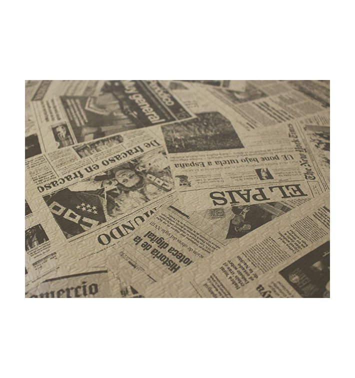 Pre-Cut Paper Tablecloth 1x1m Kraft "Prensa" 37g 1x1m (400 Units) Pre-Cut Paper Tablecloth 1x1m Kraft "Prensa" 37g 1x1m (400 Units)