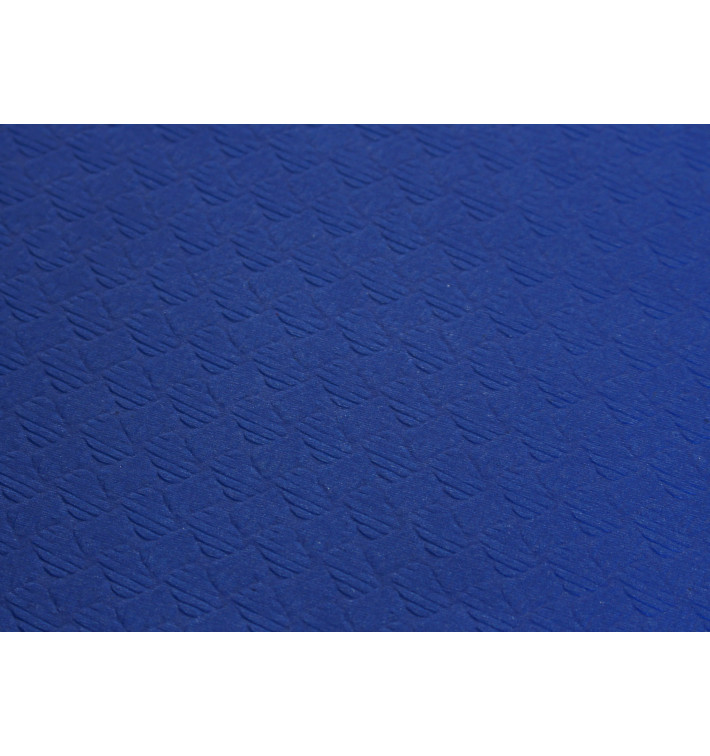 Pre-Cut Paper Tablecloth Blue 40g 1x1m (400 Units) Pre-Cut Paper Tablecloth Blue 40g 1x1m (400 Units)