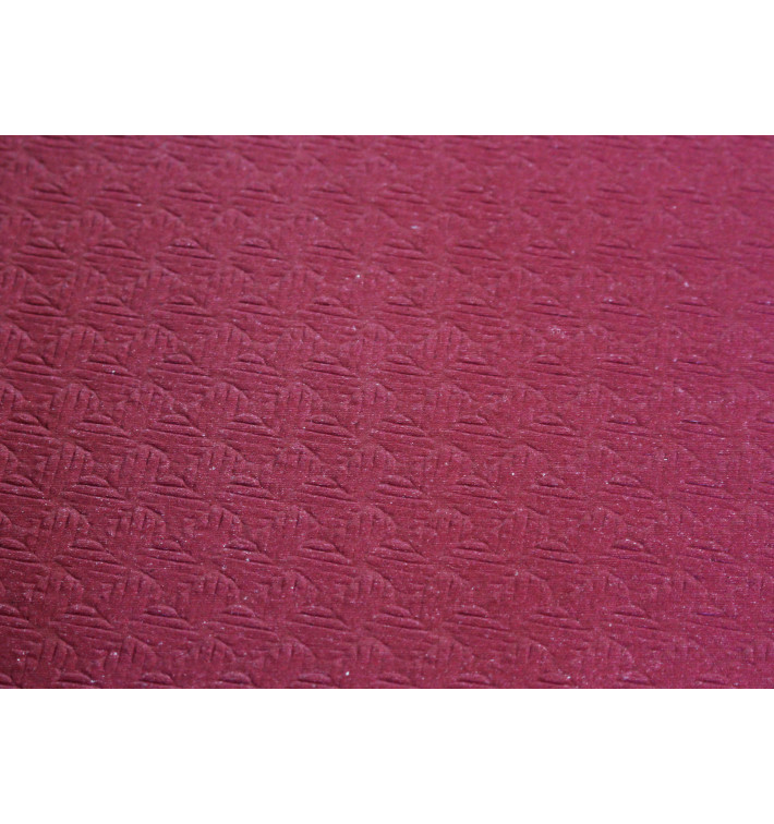 Pre-Cut Paper Tablecloth Burgundy 40g 1x1m (400 Units) Pre-Cut Paper Tablecloth Burgundy 40g 1x1m (400 Units)