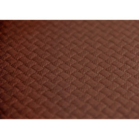 Pre-Cut Paper Tablecloth Brown 40g 1x1m (400 Units)  