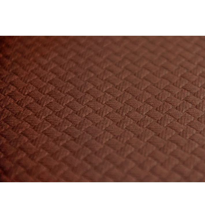 Pre-Cut Paper Tablecloth Brown 40g 1x1m (400 Units) Pre-Cut Paper Tablecloth Brown 40g 1x1m (400 Units)