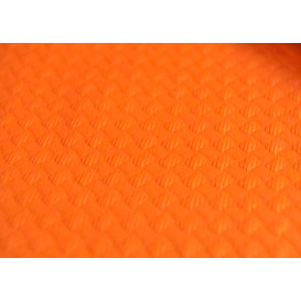 Pre-Cut Paper Tablecloth Orange 40g 1x1m (400 Units)  