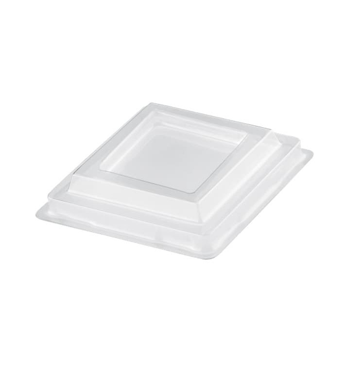 Plastic Lid PET for Plastic Tasting Cup "Rhombus" Clear 95 ml (1000 Units) Plastic Lid PET for Plastic Tasting Cup "Rhombus" Clear 95 ml (1000 Units)