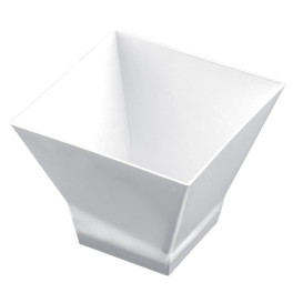 Plastic Tasting Cup PS "Pagoda" White 90 ml (500 Units)