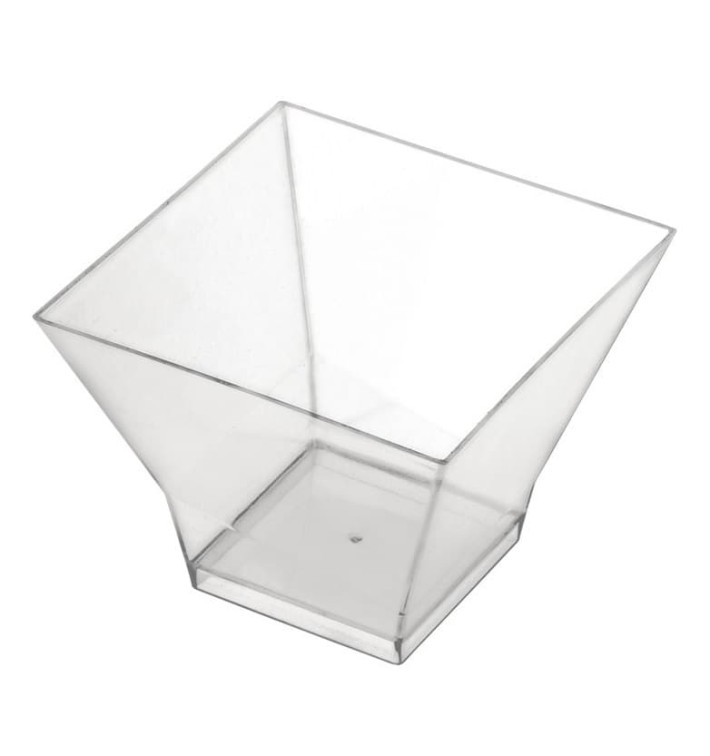 Plastic Tasting Cup PS "Pagoda" Clear 90 ml (25 Units) Plastic Tasting Cup PS "Pagoda" Clear 90 ml (25 Units)