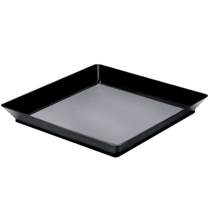 Tasting Tray PS Medium size Black 13x13 cm (192 Units) Tasting Tray PS Medium size Black 13x13 cm (192 Units)