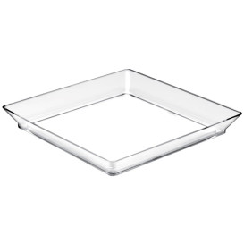 Tasting Tray PS Medium size Clear 13x13 cm (192 Units)