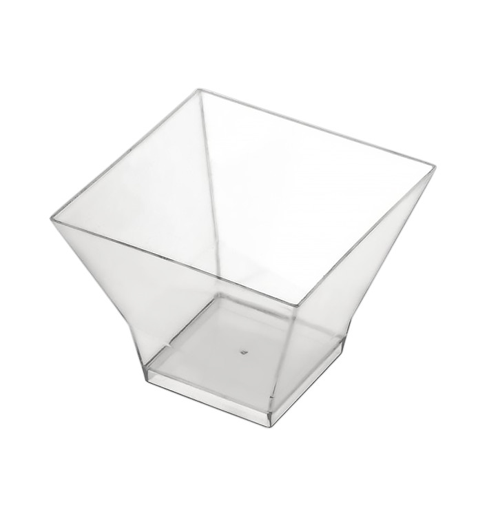 Tasting Plastic Bowl PS "Pagoda" Clear 150 ml (12 Units) Tasting Plastic Bowl PS "Pagoda" Clear 150 ml (12 Units)