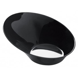 Tasting Plastic Bowl PS "Sodo" Black 50 ml (500 Units)