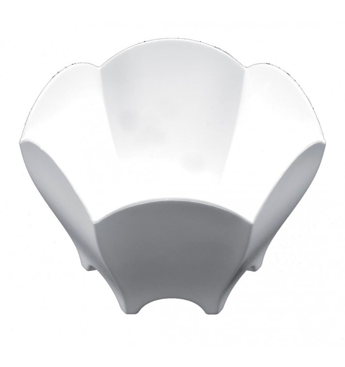Tasting Plastic Bowl PS "Tulip" White 70 ml (500 Units)
