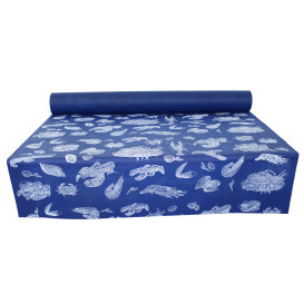 Novotex Tablecloth Roll Blue "Marisco" P40cm 1,2x50m (1 Unit)