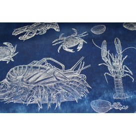 Novotex Tablecloth Roll Blue "Marisco" P40cm 1,2x50m (6 Units)
