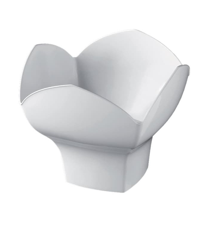 Tasting Plastic Bowl PS "Spring" Dessert White 100ml (25 Units) Tasting Plastic Bowl PS "Spring" Dessert White 100ml (25 Units)