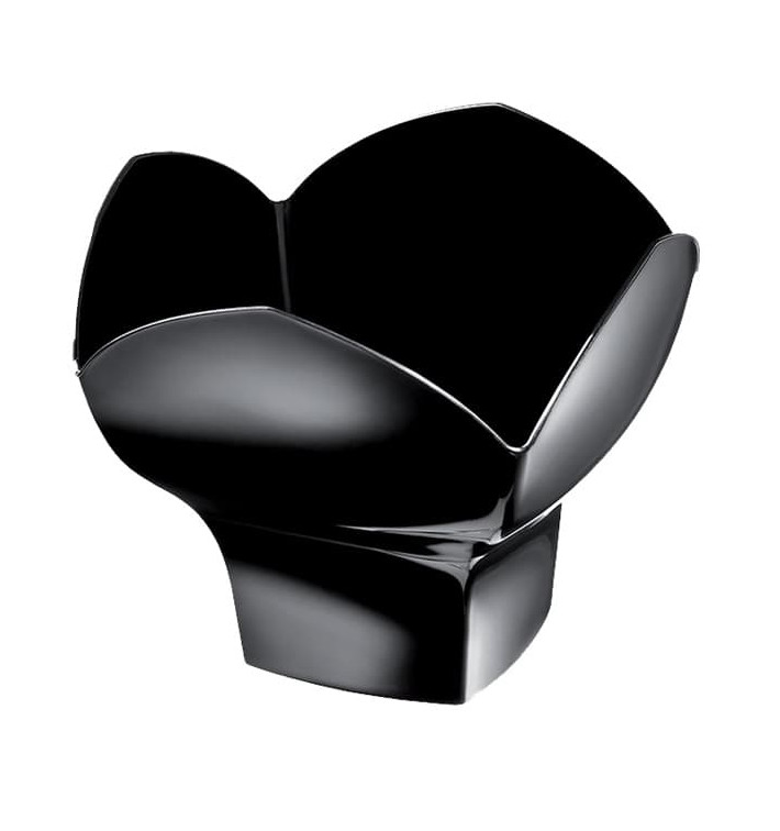 Tasting Plastic Bowl PS "Spring" Dessert Black 100ml (500 Units) Tasting Plastic Bowl PS "Spring" Dessert Black 100ml (500 Units)