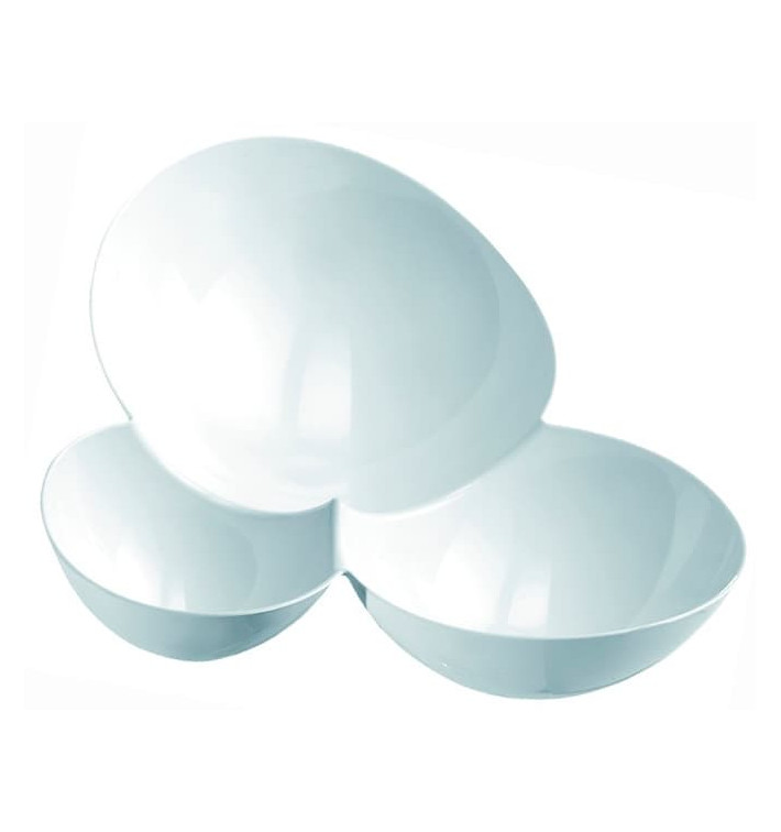 Tasting Plastic Bowl PS "Molecola" White 100ml (25 Units) Tasting Plastic Bowl PS "Molecola" White 100ml (25 Units)