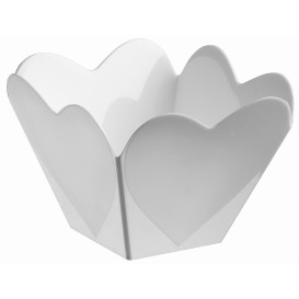 Plastic Bowl PS "Cupido" White 68 ml (25 Units)