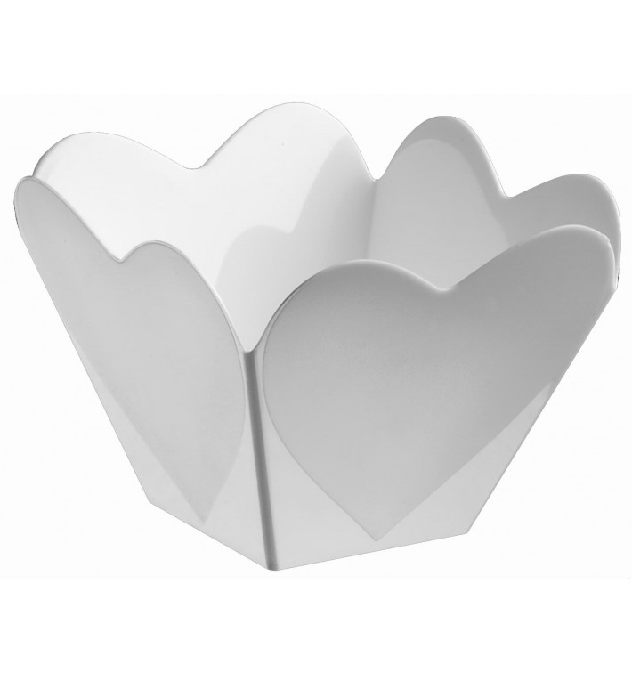 Plastic Bowl PS "Cupido" White 68 ml (25 Units)