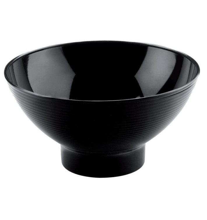 Tasting Plastic Bowl PS Medium Size Black 250 ml (84 Units)