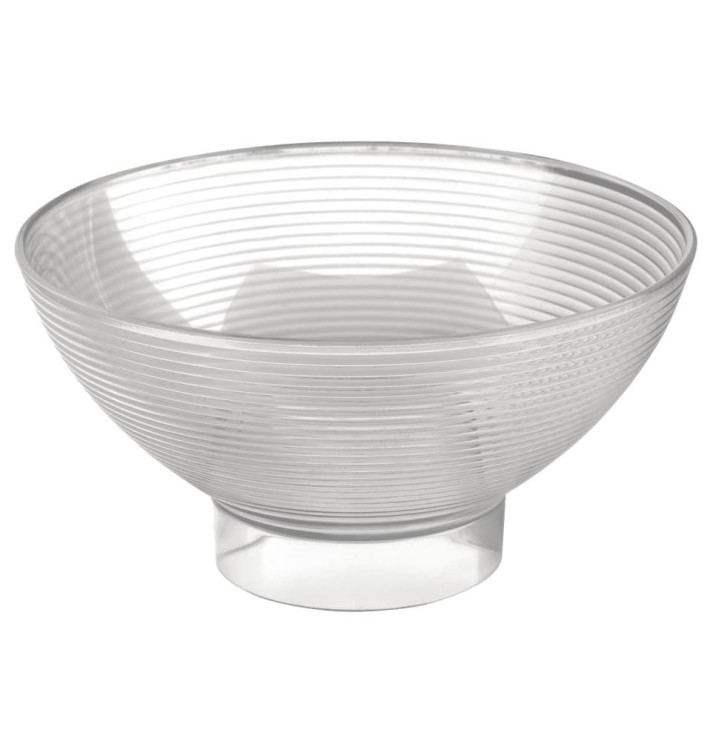 Tasting Plastic Bowl PS Medium Size Clear 250 ml (6 Units) Tasting Plastic Bowl PS Medium Size Clear 250 ml (6 Units)