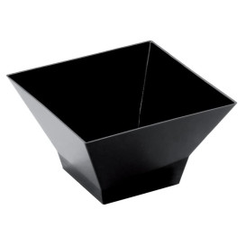 Tasting Plastic Bowl PS "Pagoda" Black 350ml (240 Units)