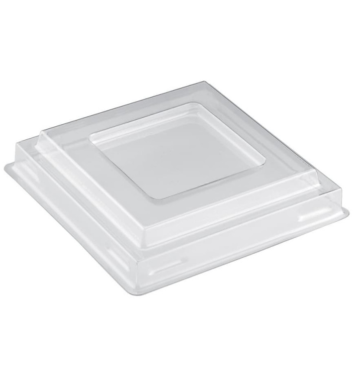 Plastic Lid for Tasting Bowl PS "Pagoda" Dessert Clear PET 350ml (1000 Units) Plastic Lid for Tasting Bowl PS "Pagoda" Dessert Clear PET 350ml (1000 Units)