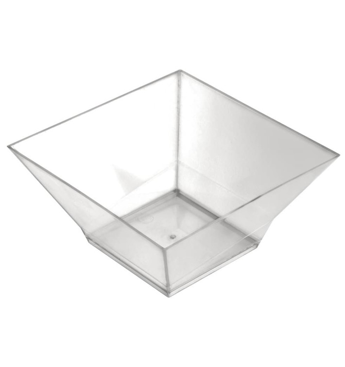 Tasting Plastic Bowl PS "Pagoda" Clear 500ml (10 Units) Tasting Plastic Bowl PS "Pagoda" Clear 500ml (10 Units)