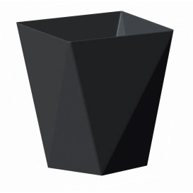 Plastic Tasting Cup PS "Diamond" Black 100 ml (25 Units) 