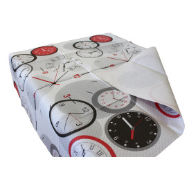 Pre-Cut Paper Tablecloth "Tictac" 37g 1x1m (400 Units)