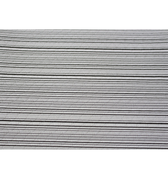 Pre-Cut Paper Tablecloth "Basic Black" 37g 1x1m (400 Units) Pre-Cut Paper Tablecloth "Basic Black" 37g 1x1m (400 Units)
