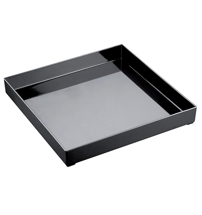 Plastic Tray Black 30x30cm (1 Unit) Plastic Tray Black 30x30cm (1 Unit)
