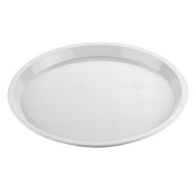 Plastic Tray White Ø32cm (25 Units)