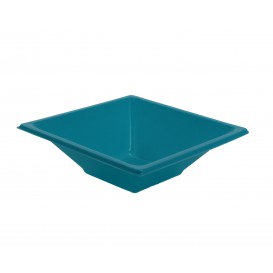 Plastic Bowl PS Square shape Turquoise 12x12cm (720 Units)