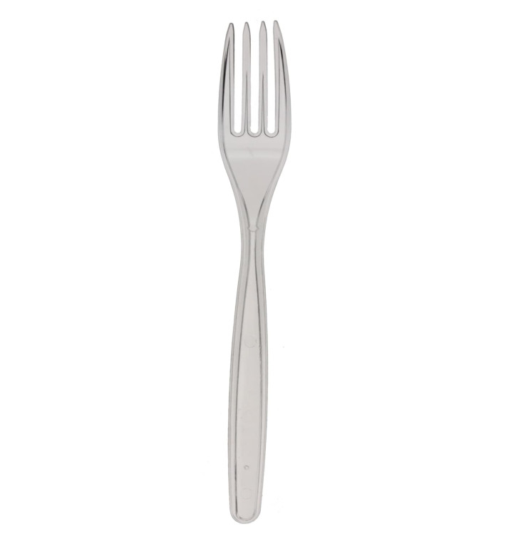 Plastic Fork PS Clear 17,5cm (600 Units) Plastic Fork PS Clear 17,5cm (600 Units)