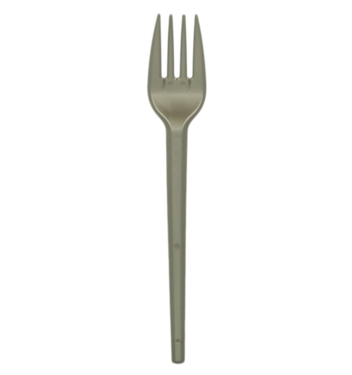 Plastic Fork PS Silver 16,5cm (600 Units) Plastic Fork PS Silver 16,5cm (600 Units)