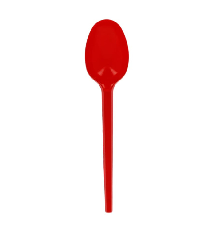 Plastic Spoon PS Red 16,5cm (20 Units) Plastic Spoon PS Red 16,5cm (20 Units)