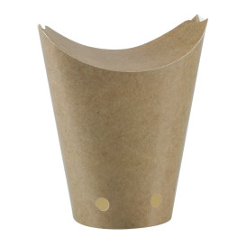 Paper Take-Out Box Kraft Closed 325ml (50 Units) 