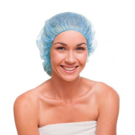 Disposable Bouffant Cap PP Blue Ø55cm (2000 Units)
